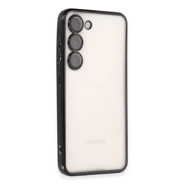 Samsung Galaxy S23 Kılıf Razer Lensli Silikon - Siyah