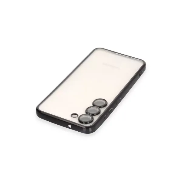 Samsung Galaxy S23 Kılıf Razer Lensli Silikon - Siyah