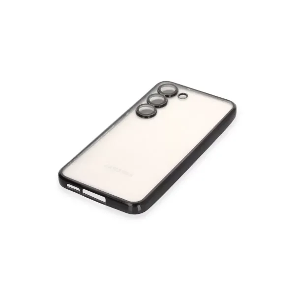Samsung Galaxy S23 Kılıf Razer Lensli Silikon - Siyah