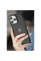 Apple İphone 14 Kılıf Elegant Kapak - Titan Gri