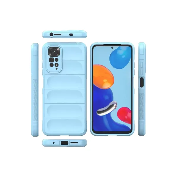 Xiaomi Redmi Note 11 Kılıf Optimum Silikon - Sky Blue