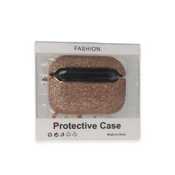 Apple Airpods 3 (3.nesil) Spell Simli Kılıf - Rose Gold
