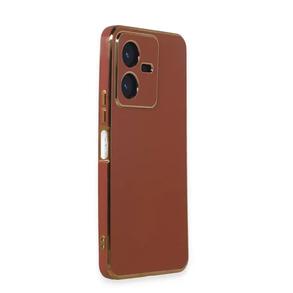 Vivo Y22 2022 Kılıf Volet Silikon - Kırmızı