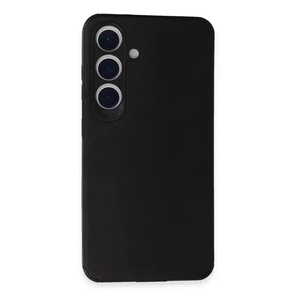 Samsung Galaxy S24 Kılıf Loop Deri Silikon - Siyah