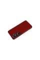 Samsung Galaxy S24 Kılıf Loop Deri Silikon - Kırmızı
