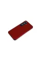 Samsung Galaxy S24 Kılıf Loop Deri Silikon - Kırmızı