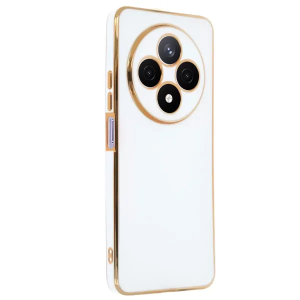 Xiaomi Redmi 14c Kılıf Volet Silikon - Beyaz