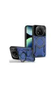 Xiaomi Redmi Note 14 Pro 5g Kılıf Joy Lens Standlı Kapak - Lacivert