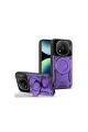 Xiaomi Redmi Note 14 Pro 5g Kılıf Joy Lens Standlı Kapak - Mor