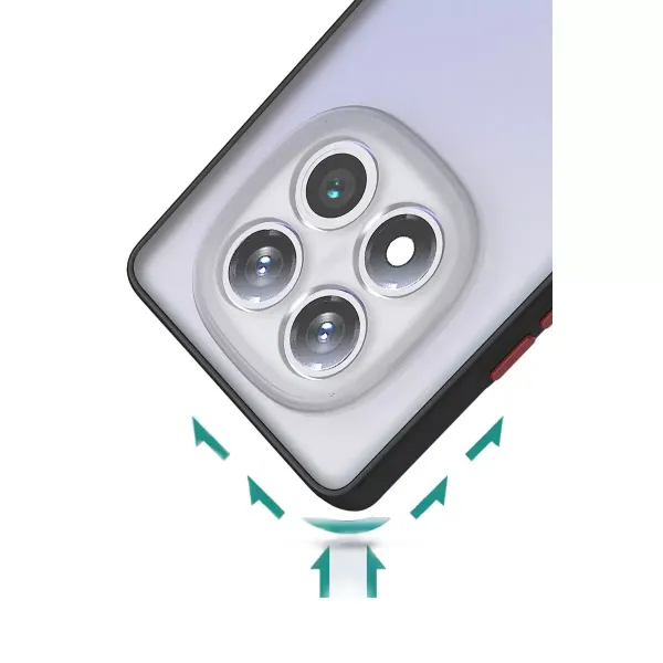 Xiaomi Redmi Note 14 Pro 4g Kılıf Montreal Silikon Kapak - Siyah