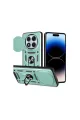Xiaomi Redmi Note 14 Pro Plus Kılıf Pars Lens Yüzüklü Silikon - Yeşil