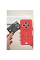 Xiaomi Redmi 14c Kılıf Zuma Kartvizitli Yüzüklü Silikon - Lacivert