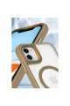 Apple İphone 12 Kılıf Enka Magsafe Silikon Kılıf - Siyah