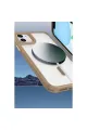 Apple İphone 12 Kılıf Enka Magsafe Silikon Kılıf - Desert