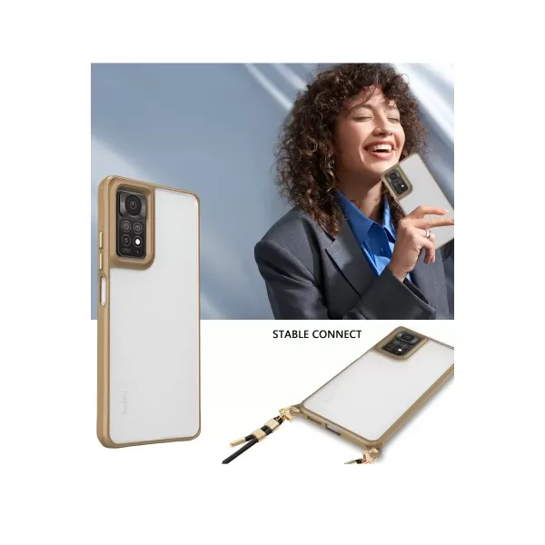 Xiaomi Redmi Note 11 Pro Kılıf Penta Silikon Kılıf - Çöl Titanyum