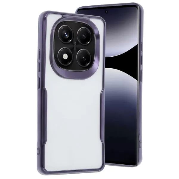 Xiaomi Redmi Note 14 Pro 4g Kılıf Boyi Silikon Kapak - Derin Mor