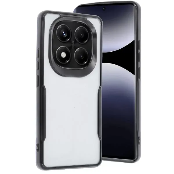 Xiaomi Redmi Note 14 Pro 5g Kılıf Boyi Silikon Kapak - Siyah