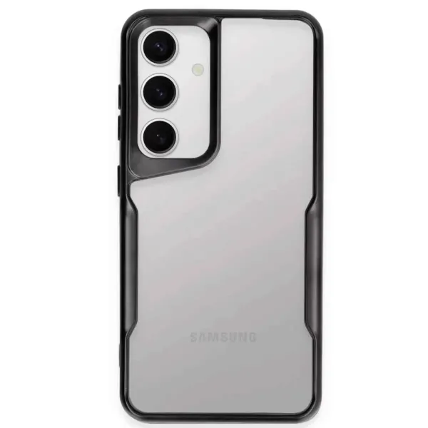 Samsung Galaxy S25 Kılıf Boyi Silikon Kapak - Siyah