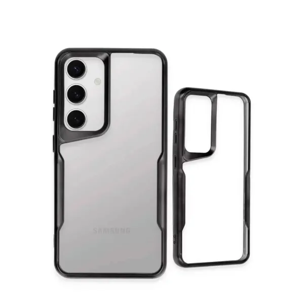 Samsung Galaxy S25 Kılıf Boyi Silikon Kapak - Siyah