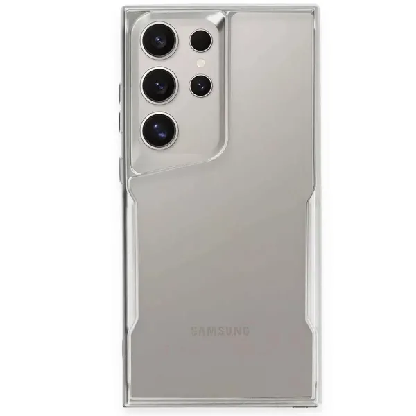 Samsung Galaxy S25 Ultra Kılıf Boyi Silikon Kapak - Gümüş