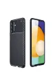 Samsung Galaxy A56 Kılıf Auto Focus Karbon Kapak - Siyah