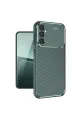 Samsung Galaxy A56 Kılıf Auto Focus Karbon Kapak - Koyu Yeşil