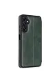Samsung Galaxy A36 Kılıf Flip Cover - Koyu Yeşil