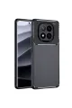 Xiaomi Redmi Note 14 Pro 5g Kılıf Auto Focus Karbon Kapak - Siyah