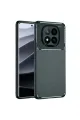 Xiaomi Redmi Note 14 Pro 5g Kılıf Auto Focus Karbon Kapak - Koyu Yeşil
