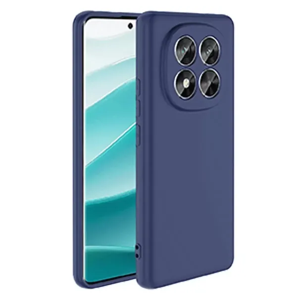 Xiaomi Redmi Note 14 Pro 5g Kılıf Nano İçi Kadife Silikon - Lacivert