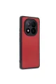 Xiaomi Redmi Note 14 Pro 5g Kılıf Aras Deri Kapak - Kırmızı