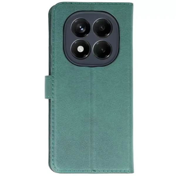 Xiaomi Redmi Note 14 Pro 5g Kılıf Trend S Plus Kapaklı Kılıf - Yeşil