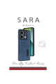 Xiaomi Redmi Note 13 Pro 4g Kılıf Sara Kartvizitli Deri Kılıf - Kırmızı