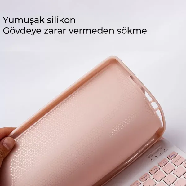 Xiaomi Redmi Pad Se Kılıf Kc01 Smart Klavyeli Tablet Kılıfı - Lila