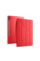 Samsung Galaxy X510 Tab S9 Fe 11 Kılıf Kalemlikli Mars Tablet Kılıfı - Kırmızı