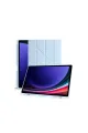 Samsung Galaxy X510 Tab S9 Fe 11 Kılıf Kalemlikli Mars Tablet Kılıfı - Mavi