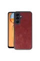 Samsung Galaxy S24 Fe Kılıf Aras Deri Kapak - Bordo