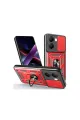 Xiaomi Poco X7 Pro Kılıf Pars Lens Yüzüklü Silikon - Kırmızı