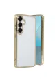 Samsung Galaxy S25 Kılıf Razer Lensli Silikon - Gold