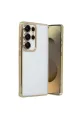 Samsung Galaxy S25 Ultra Kılıf Razer Lensli Silikon - Gold
