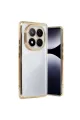 Xiaomi Redmi Note 14 Pro 5g Kılıf Razer Lensli Silikon - Gold