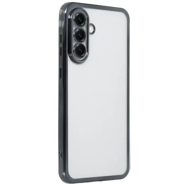 Samsung Galaxy A56 Kılıf Razer Lensli Silikon - Siyah