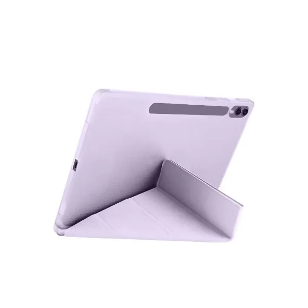 Samsung Galaxy X610 Tab S9 Fe Plus 12.4 Kılıf Kalemlikli Mars Tablet Kılıfı - Lila