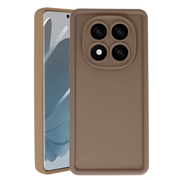 Xiaomi Redmi Note 14 Pro 4g Kılıf Viera Silikon - Kahverengi