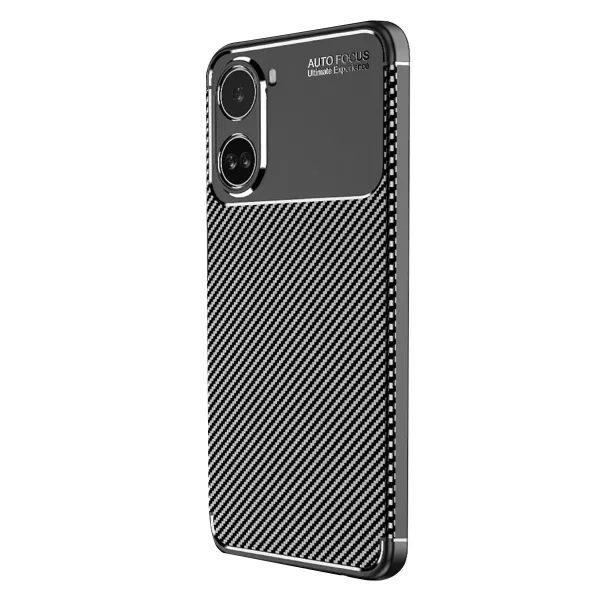 Xiaomi Poco X7 Pro Kılıf Auto Focus Karbon Kapak - Siyah