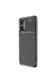 Xiaomi Poco X7 Pro Kılıf Auto Focus Karbon Kapak - Siyah