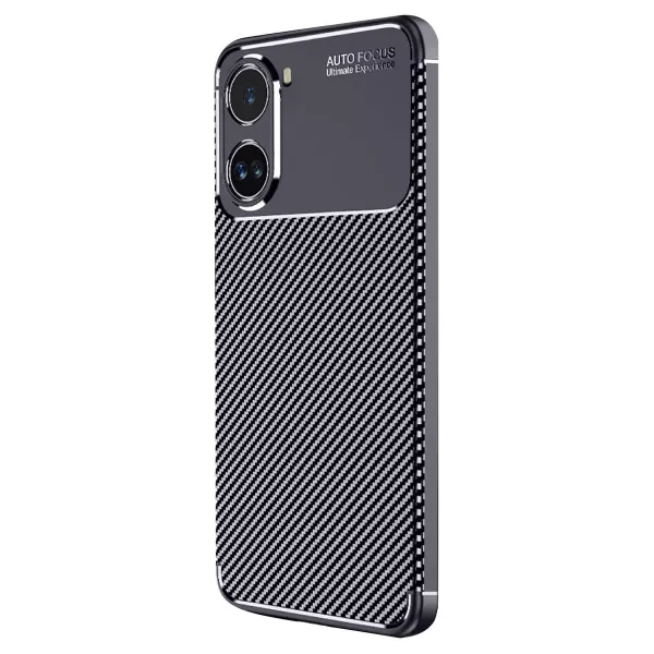 Xiaomi Poco X7 Pro Kılıf Auto Focus Karbon Kapak - Lacivert