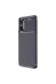 Xiaomi Poco X7 Pro Kılıf Auto Focus Karbon Kapak - Lacivert