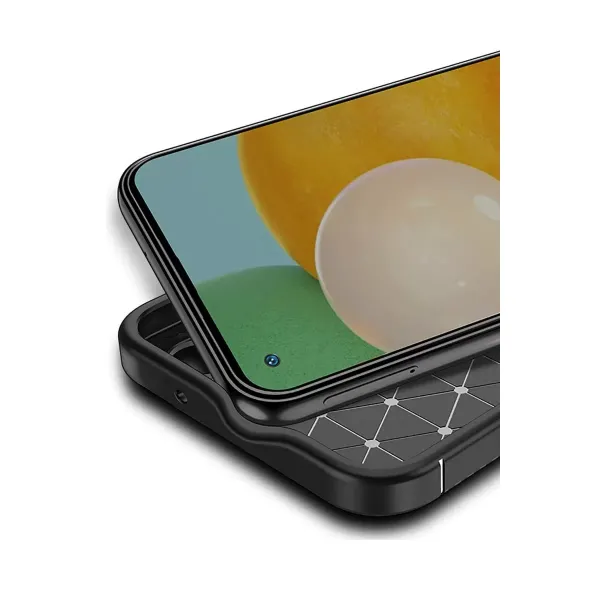 Tecno Spark 30c Kılıf Auto Focus Karbon Kapak - Siyah