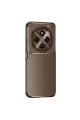 Tecno Spark 30c Kılıf Auto Focus Karbon Kapak - Kahverengi
